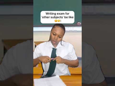 Writing exam for ‘other subjects’ VS ‘that one subject’ be like 🙌😆 #shorts
