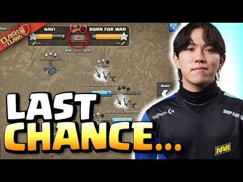 this is NAVI's last chance... TROJAN WAR CHAOS! Clash of Clans