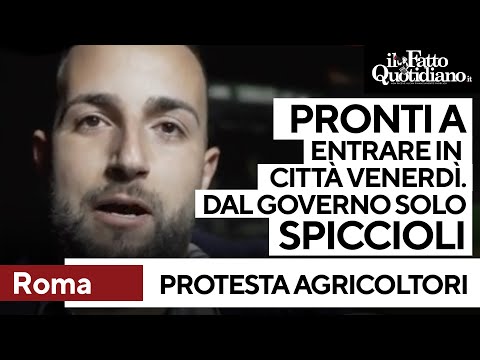 La protesta dei trattori alle porte di Roma: "Dal Governo 4 spiccioli, pronti a manifestare"