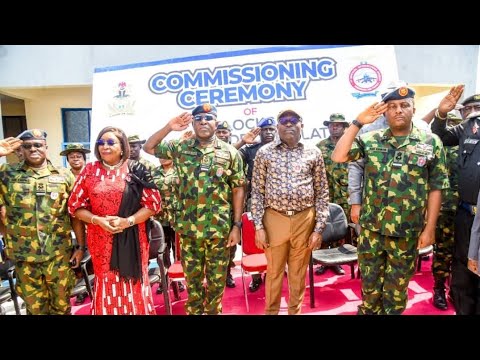 Gov Fubara Speech At Commissioning Of NAF Airbase In Port  With Chief  Of Air Staff, Bala Hassan