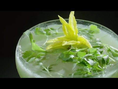 Gimlet Green Cocktail - The Proper Pour with Charlotte Voisey
