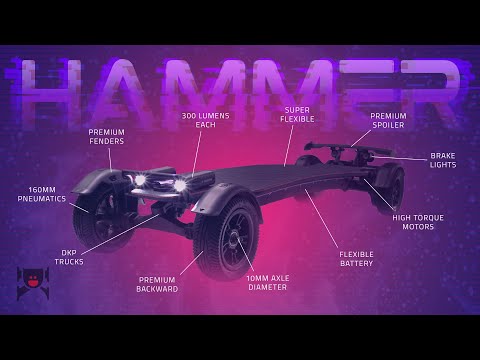 Backfire Hammer – Surprisingly Powerful Electric Skateboard