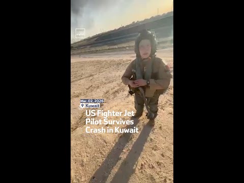 US Fighter Jet Pilot Survives Crash in Kuwait