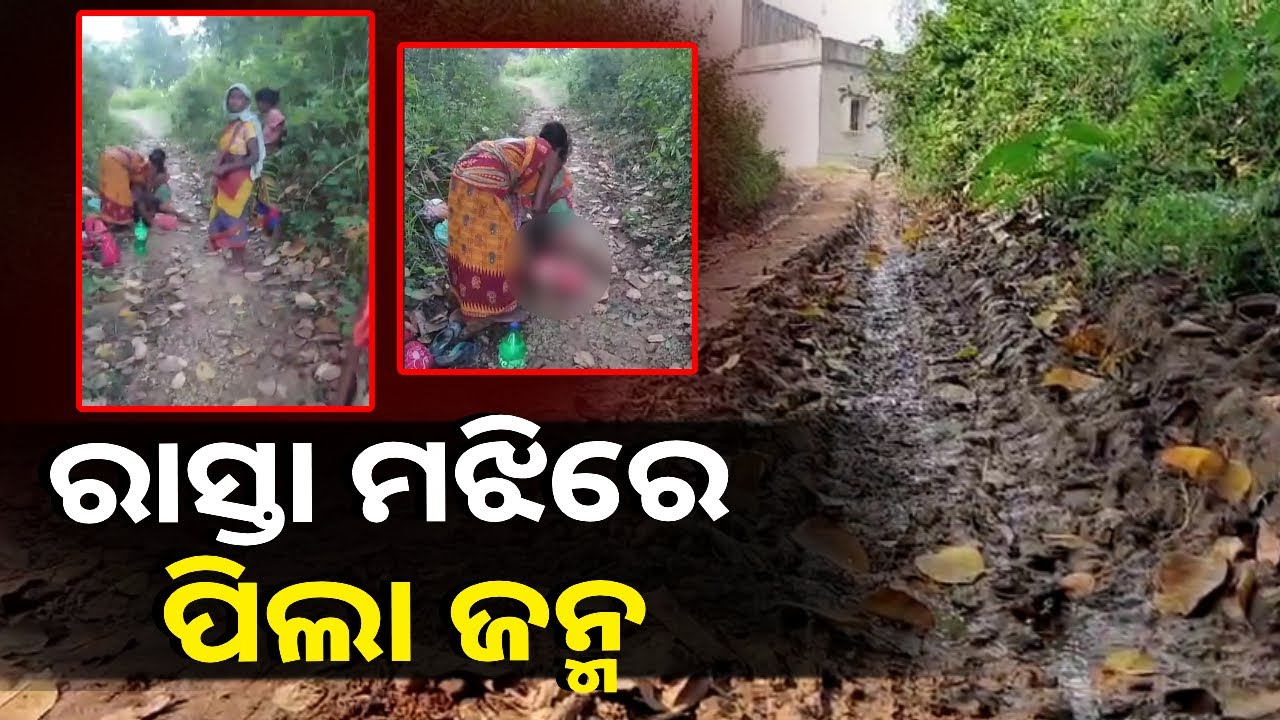 ଭଲ ରାସ୍ତା ନଥିବାରୁ ଆମ୍ବୁଲାନ୍ସ ପହଞ୍ଚିଲାନି, ଭଗବାନ ବଞ୍ଚାଇ ଦେଲେ ମାଆ ଓ ପିଲାକୁ || Knews Odisha