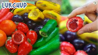 CARA MEMBUAT KUE LUKCHUP ISI BUAH SEGAR ENAK DAN CANTIK BENTUKNYA