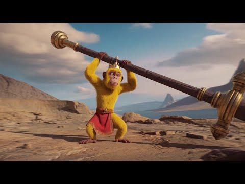 Baby Monkey is born with lots of Super Natural Powers. || Animated Summarized Story in हिन्दी/اردو