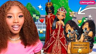 Homeless Kids Get Adopted By A RICH FAMILY | Roblox Life Together Rp S