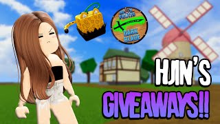 Blox Fruits Devil Fruit & Gamepass GIVEAWAYS! (Roblox)