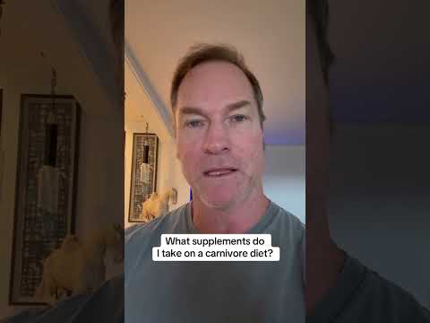 The supplements I take on a carnivore diet!!