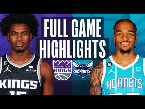 KINGS at HORNETS | NBA FULL GAME HIGHLIGHTS | October 31, 2022 video clip