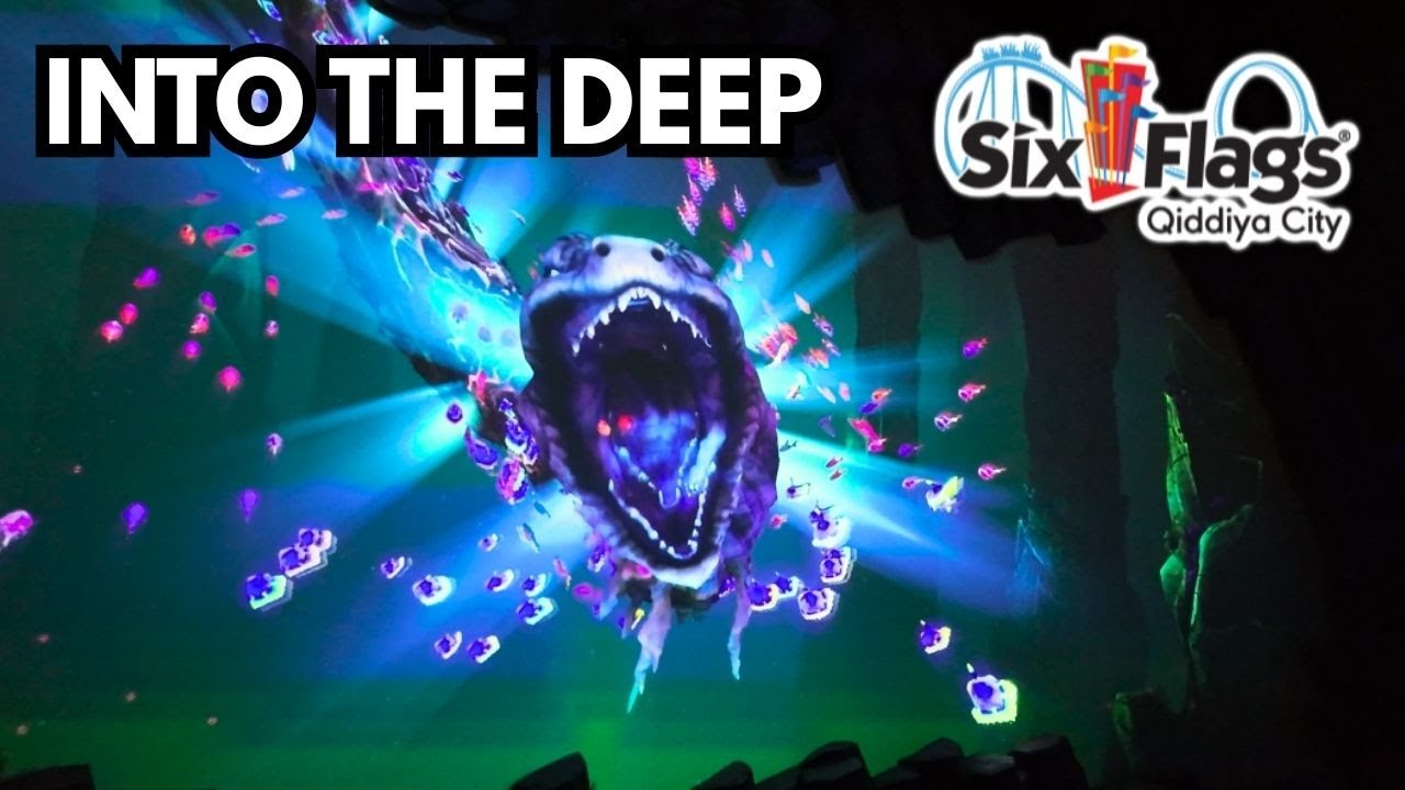 Into The Deep 4K On Ride POV - Six Flags Qiddiya City