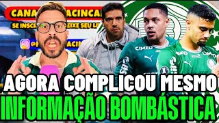 AGORA COMPLICOU MESMO! MOMENTO DE PRESSÃO NO PALMEIRAS, OLHA O CENÁRIO..