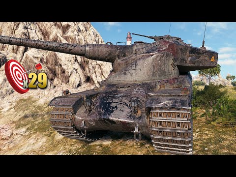 AMX 50 B Exciting game on Cliff World of Tanks
