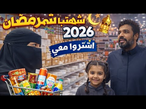 مشتريات شهر رمضان المبارك 🌙 2026