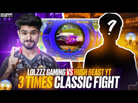 THEY STREAM SNIPED ME 3 TIMES AND THIS HAPPENED 😱 | LoLzZz vs RUSH BEAST YT | BGMI HIGHLIGHT