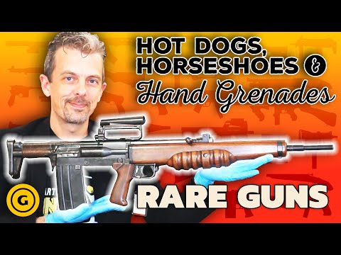 Firearms Expert Reacts To RARE Hot Dogs, Horseshoes and Hand Grenades Guns