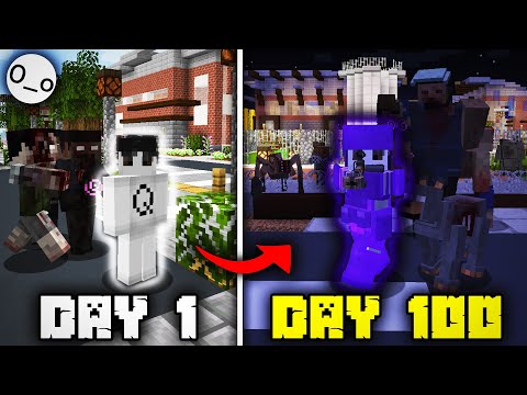 Tôi Sinh Tồn 100 Ngày Trong Trường Học Zombie Minecraft Siêu Khó!!