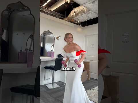 Pourquoi les mariées soulèvent des haltères juste avant le mariage ?👰