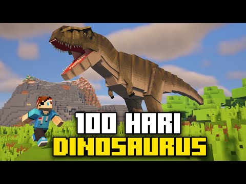 100 Hari Minecraft Dunia Dinosaurus - Memasuki Mesin Waktu