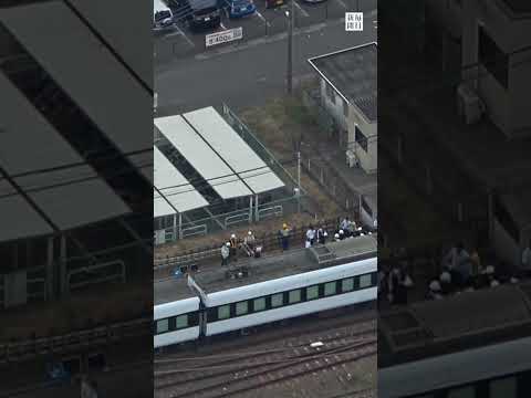 #東武日光線 新 #鹿沼 #駅 の #人身事故　#病院 #搬送 の #作業員 4人全員が死亡 #shorts  #毎日新聞