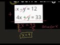 Solving Systems of Equations