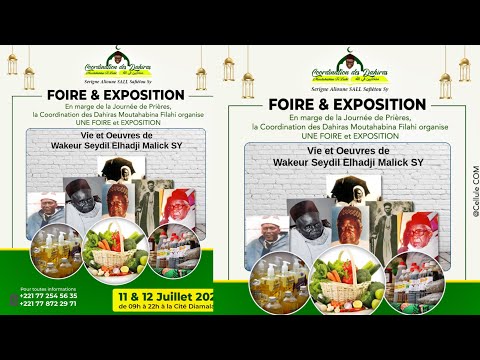 🔴 MATINALE REPORTAGE DIAMALAYE FOIRE & EXPOSITION journèès de prières 2025