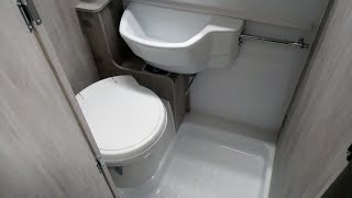 Norteamérica Caramelo Inodoro tutorial sobre baños de autocaravanas - YouTube