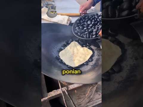 Por que cocinan con piedras calientes 🧐 #receta #comida #curiosidades #curiosoben