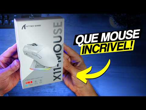 Esse MOUSE Custa MENOS de R$200 e é MELHOR que Razer? (Attack Shark X11)