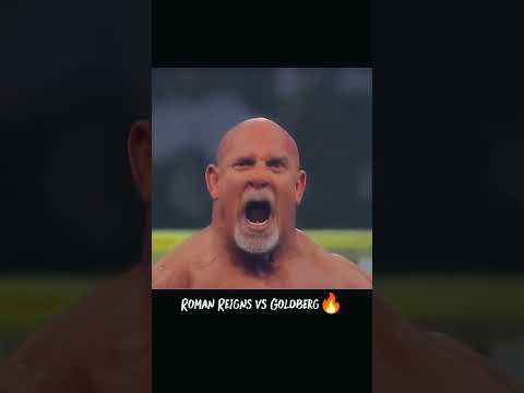 Roman Reigns vs Goldberg🔥🔥#romanreigns #goldberg #wwe #shorts #wrestling #wweindia #london