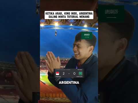 Ketika Argentina, Indonesia, Arab Saudi Saling Minta Tutorial Biar Menang