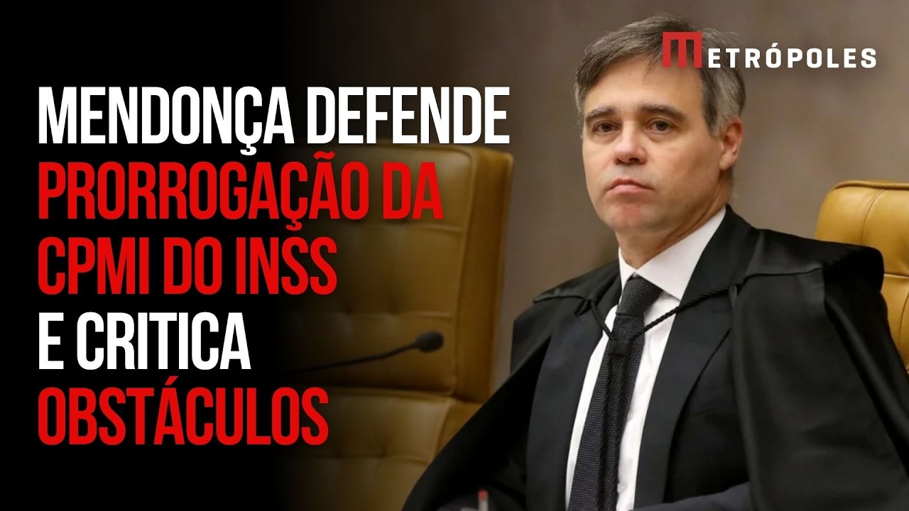 Mendonça defende prorrogação da CPMI do INSS Roubo de bilhões dos mais vulneráveis
