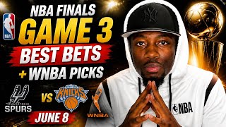 NBA Finals Game 3 Best Bets + WNBA Picks Today | June 8