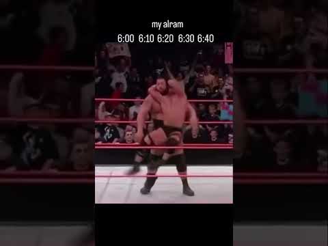My Slarm🥲 #wwe #stonecold #bigshow #wrestling