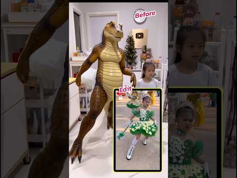 น้องมิลิน | เบื้งหลังเต้น🐊🧡 #น้องมิลิน #เด็กน่ารัก #ตลก #โบ๊ะบ๊ะshorts