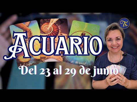 ♒️ #ACUARIO SEMANA DE ANSIEDAD POR TU SEGURIDAD, TE MOVERÁS DESPACIO. #TAROT SEMANAL