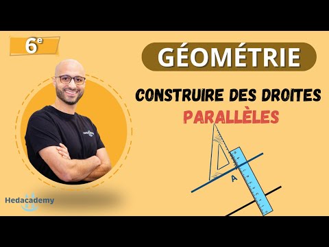 CONSTRUIRE DES DROITES PARALLÈLES - CM2 / 6ᵉ