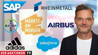 Märkte am Morgen: Salesforce, Goldman Sachs, Micron, SAP, Adidas, Nordex, Airbus, Rheinmetall, Bayer