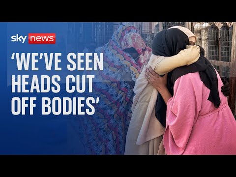 Sky News speaks to those suffering the horrors of the war in Sudan