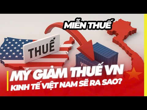 MỸ GIẢM THUẾ VIỆT NAM 20%, HÀNG MỸ MIỄN THUẾ | KINH TẾ VIỆT NAM SẼ RA SAO?