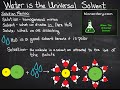 Water Chemistry and Ion Interactions