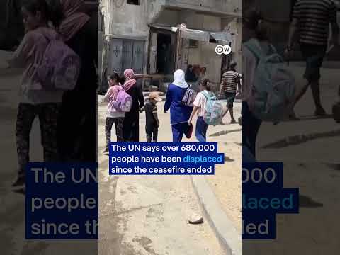 Palestinians in Northern Gaza evacuated and bombed | DW News