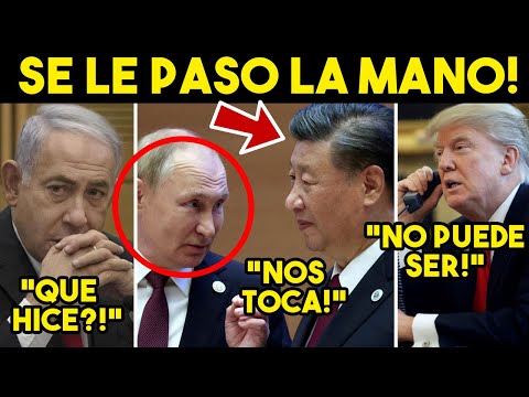 TRUMP HELADO! SALEN CHINA Y RUSIA, SE ACABO LA PACIENCIA. ISRAEL SE DISCULPA, NO LO PUEDEN CREER.