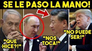 TRUMP HELADO! SALEN CHINA Y RUSIA, SE ACABO LA PACIENCIA. ISRAEL SE DISCULPA, NO LO PUEDEN CREER.