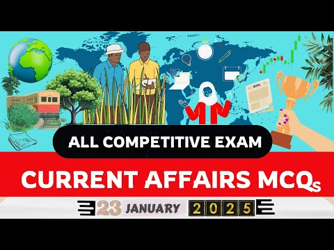 Current Affairs - 23 - January 2025 | Important MCQs | Speech on success