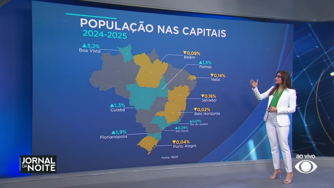IBGE divulga nova estimativa da população brasileira