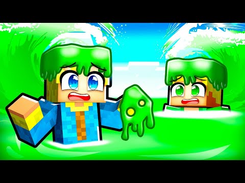 Vi Overlever En SLIME TSUNAMI i Minecraft?!