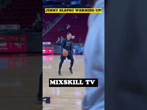 SAC KINGS ASSISTANT COACH JIMMY ALAPAG WARMING UP! 馃槺馃槺 #trending #basketball #nba