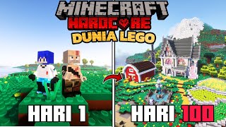 100 Hari di Minecraft Hardcore Dunia Lego