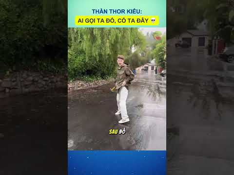 Chưa kịp dứt lời, thì thần Thor đã có mặt 😅